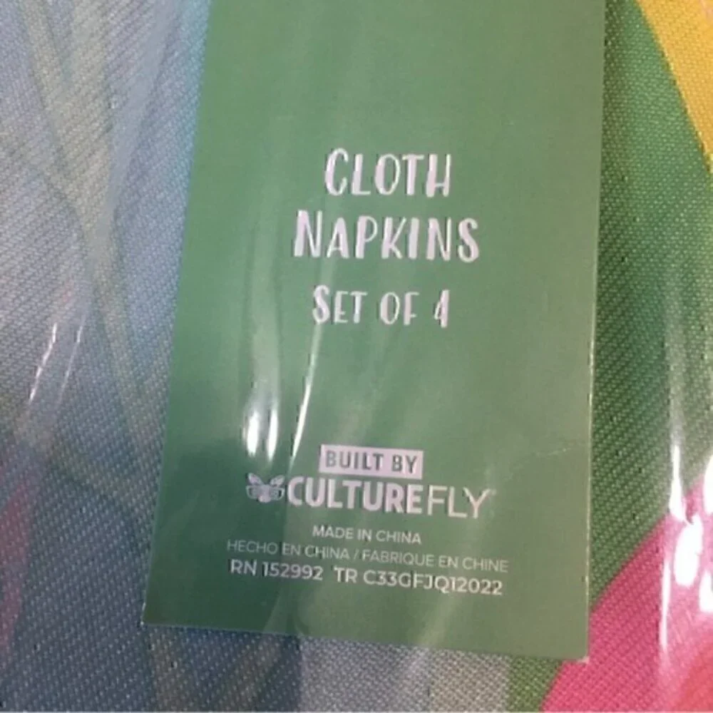 Set of 4 cloth napkins